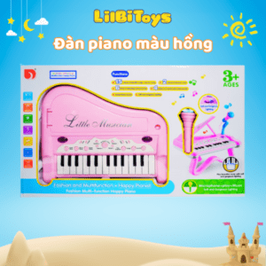Đàn piano cho bé màu hồng - lilbitoys - cửa hàng đồ chơi
