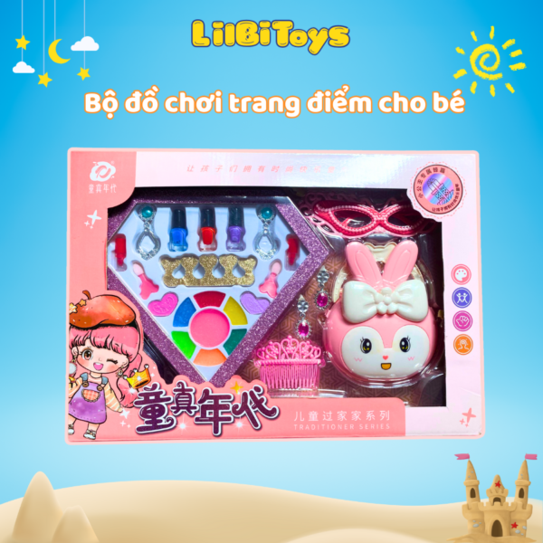 Bộ đồ chơi trang điểm hộp kim cương cho bé - lilbitoys - cửa hàng đồ chơi