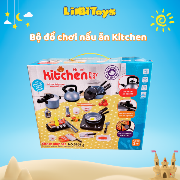bộ đồ chơi nấu ăn 36 món - lilbitoys - cửa hàng đồ chơi